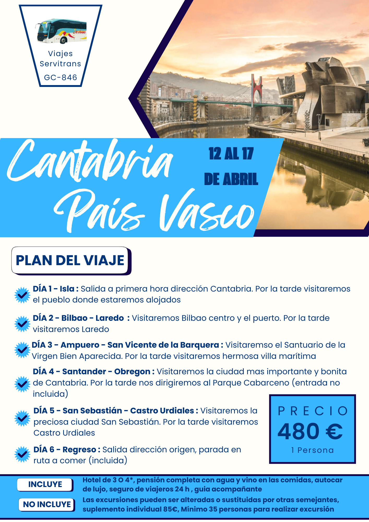 Portada del circuito CANTABRIA Y PAIS VASCO