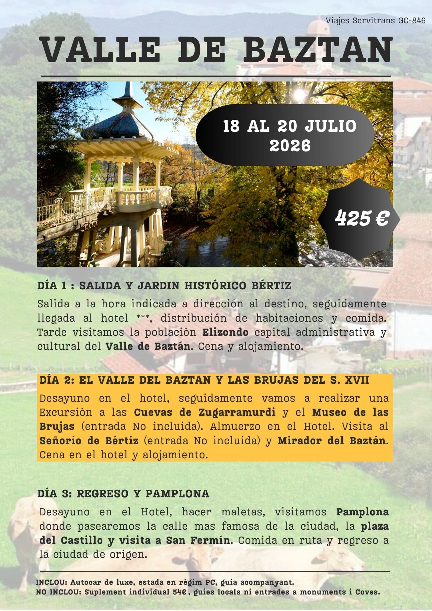 Portada del circuito Valle de Baztan