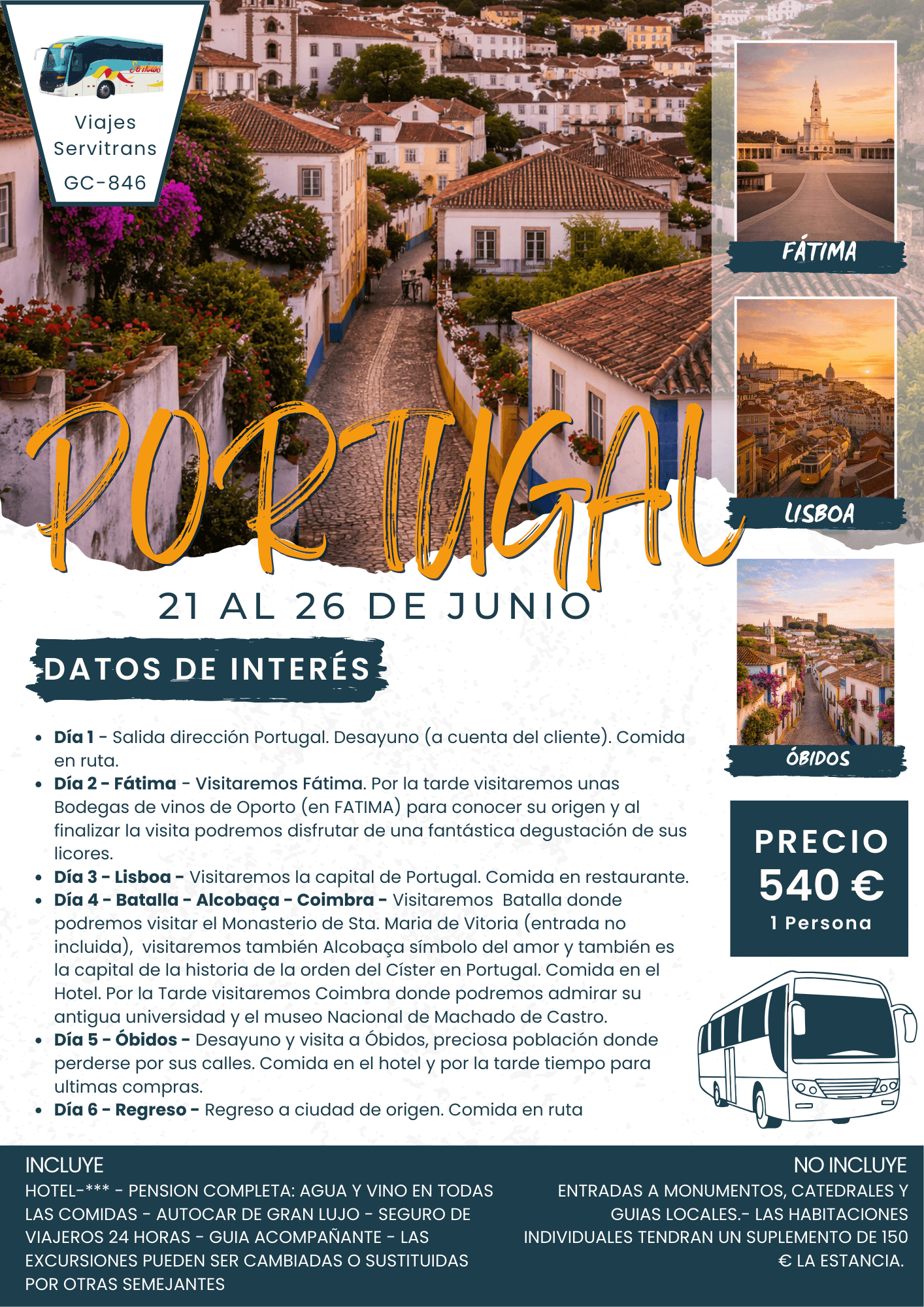 Portada del circuito Portugal