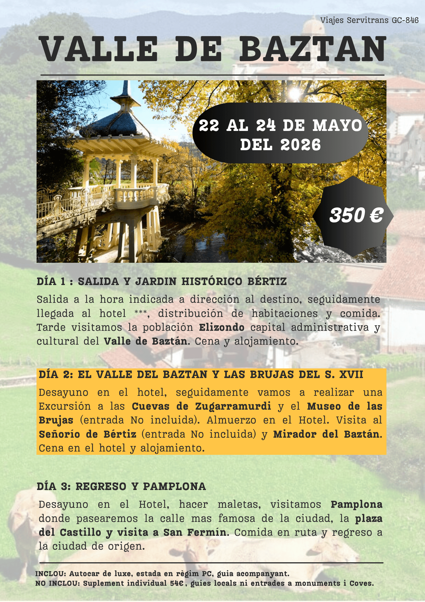 Portada del circuito Valle de Baztan