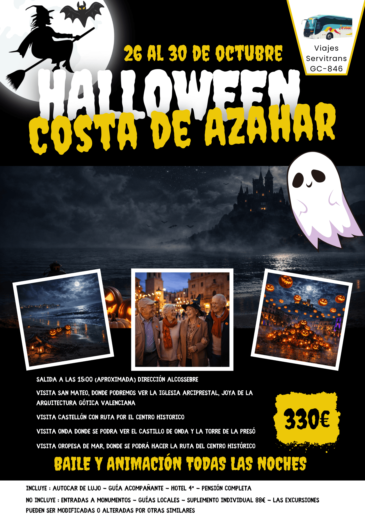 Portada del circuito Costa de Azahar, Halloween