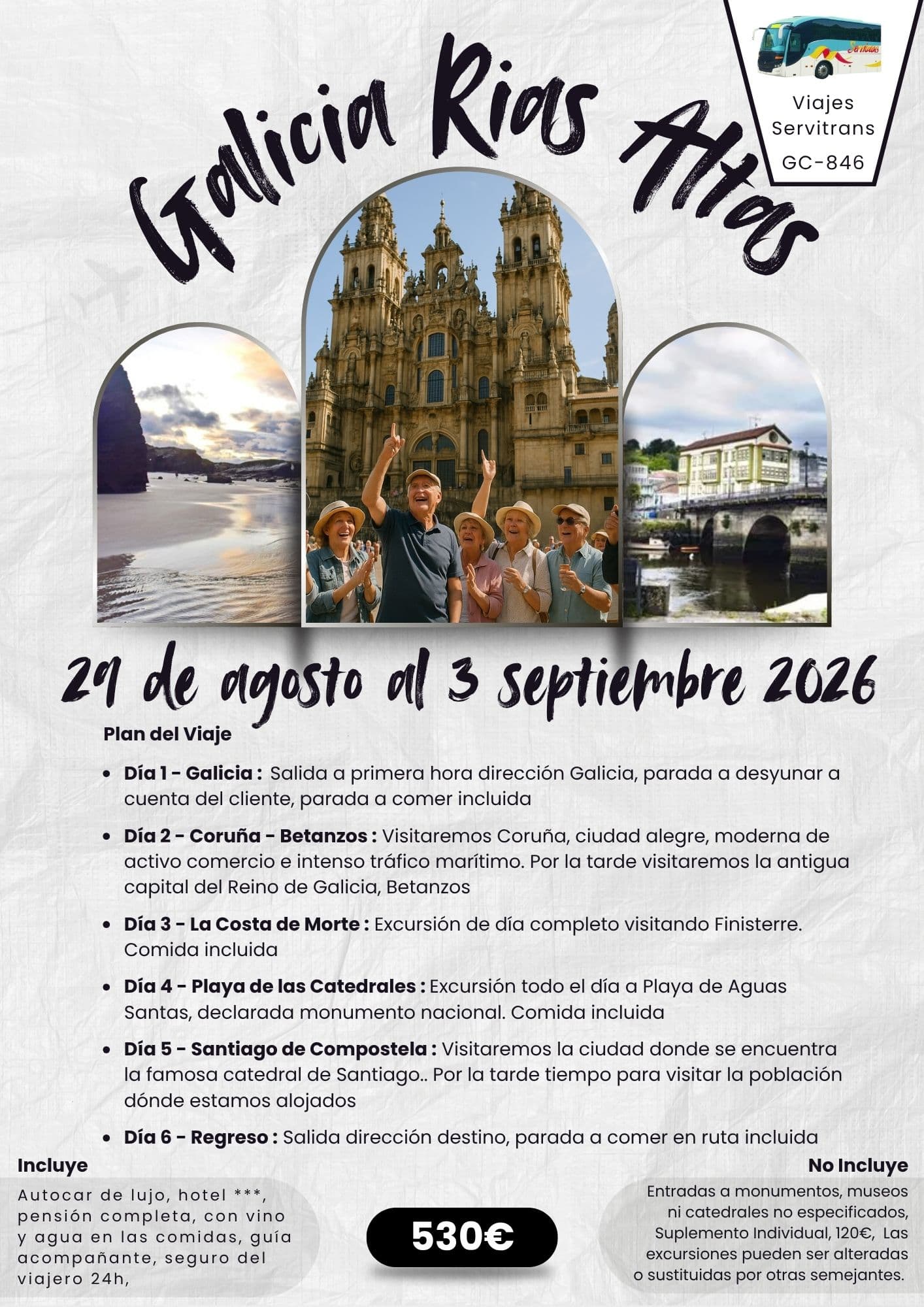 Portada del circuito Galicia, Rias Altas