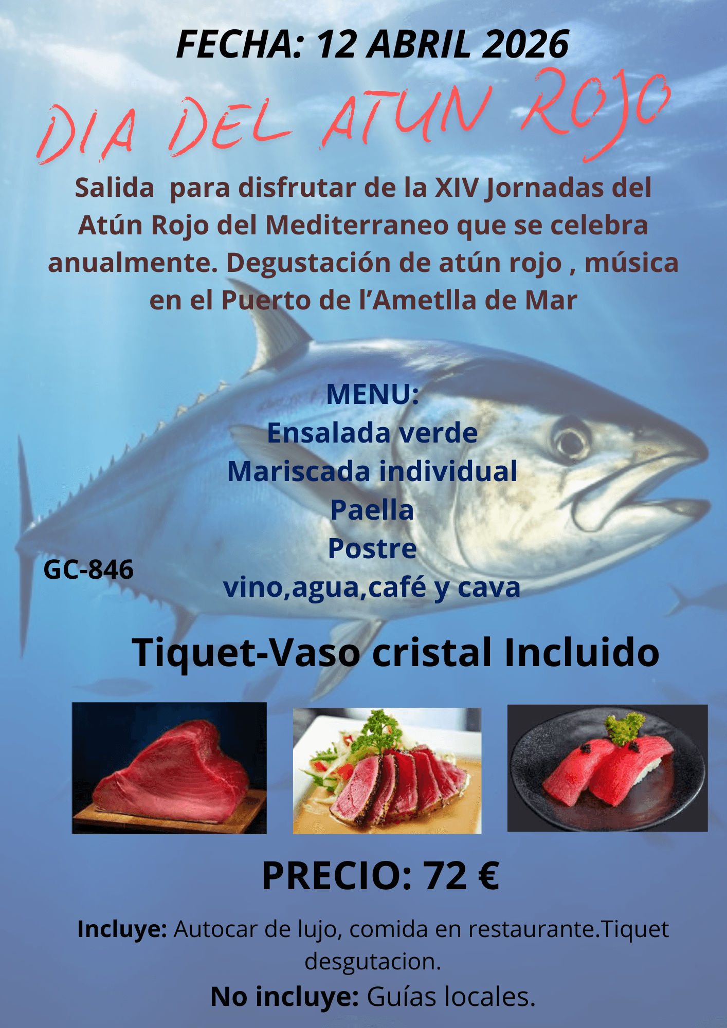 Portada de la excursión Dia del Atún Rojo