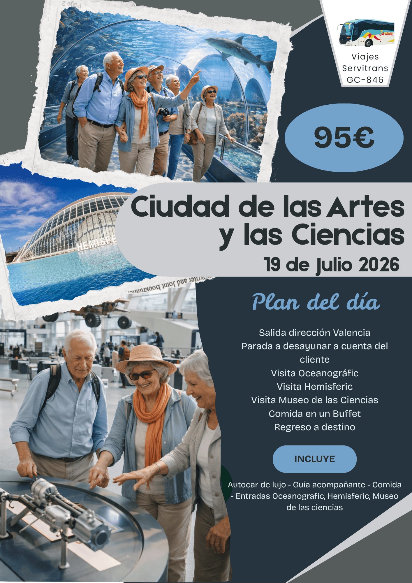 Portada de la excursión Ciudad de las Artes y las ciencias