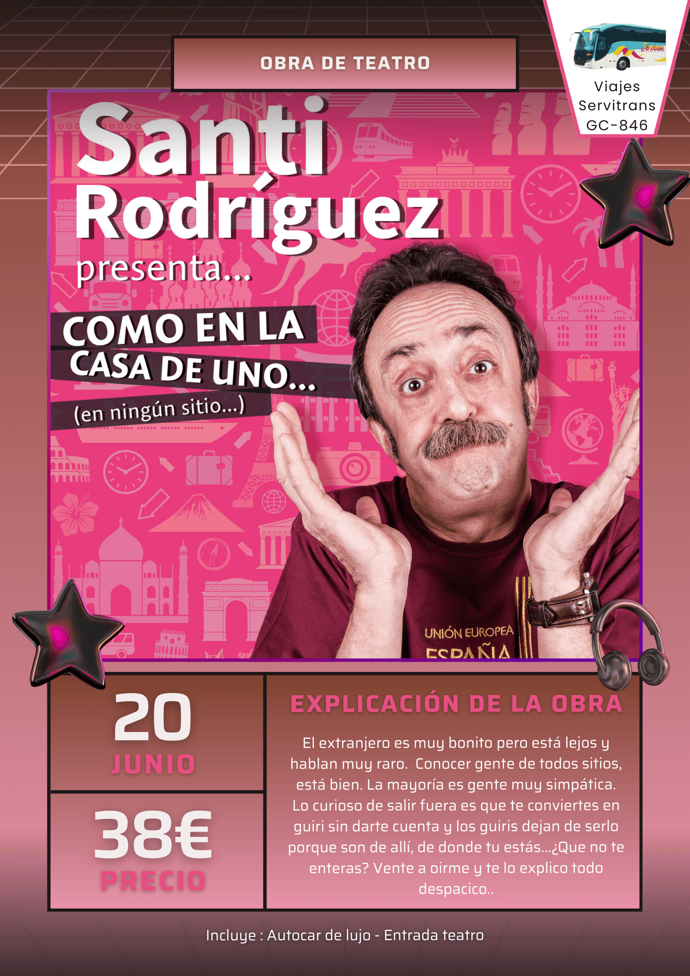 Portada de la excursión Obra de teatro (Como en la casa de uno...)