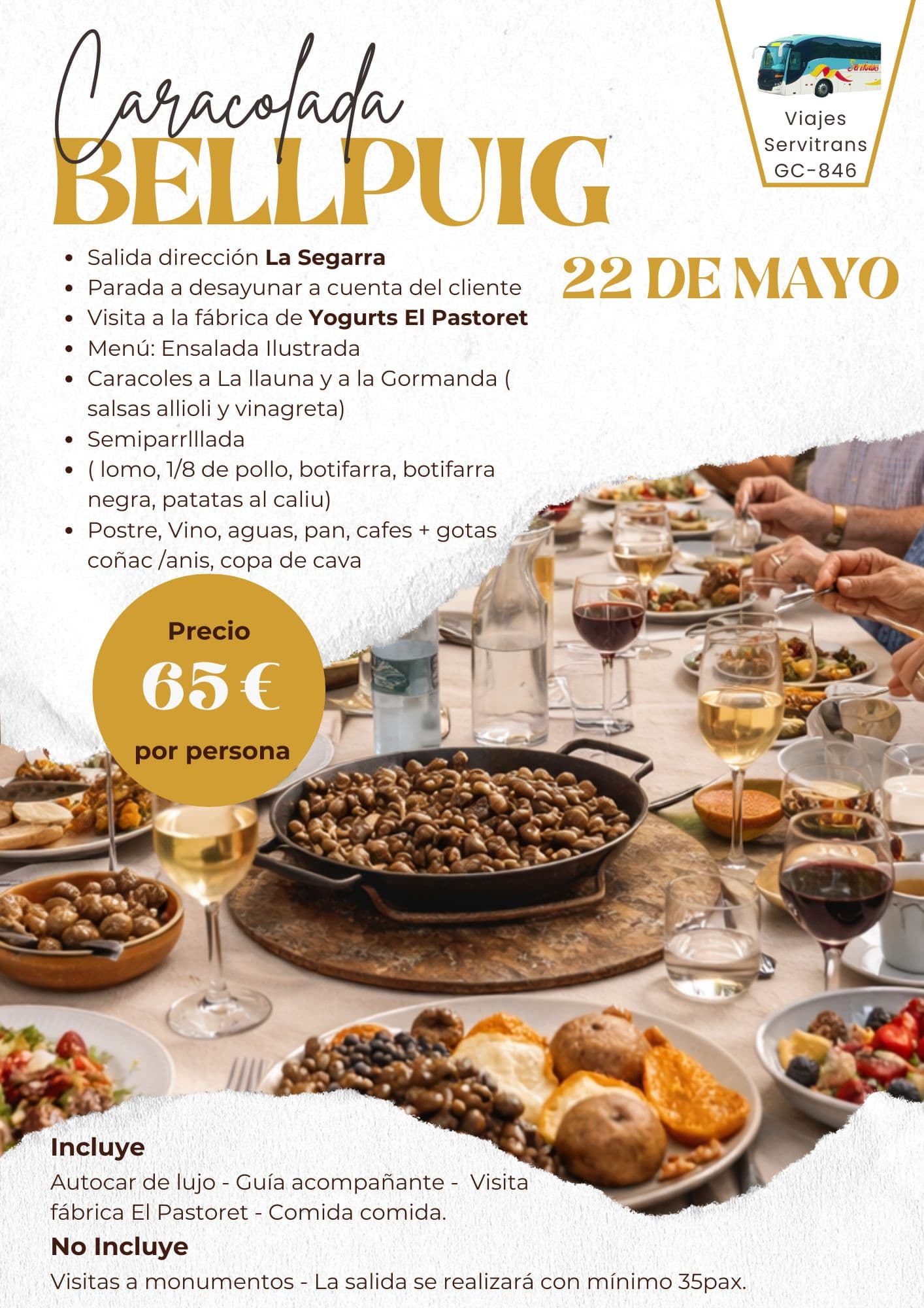 Portada de la excursión Caracolada + El Pastoret