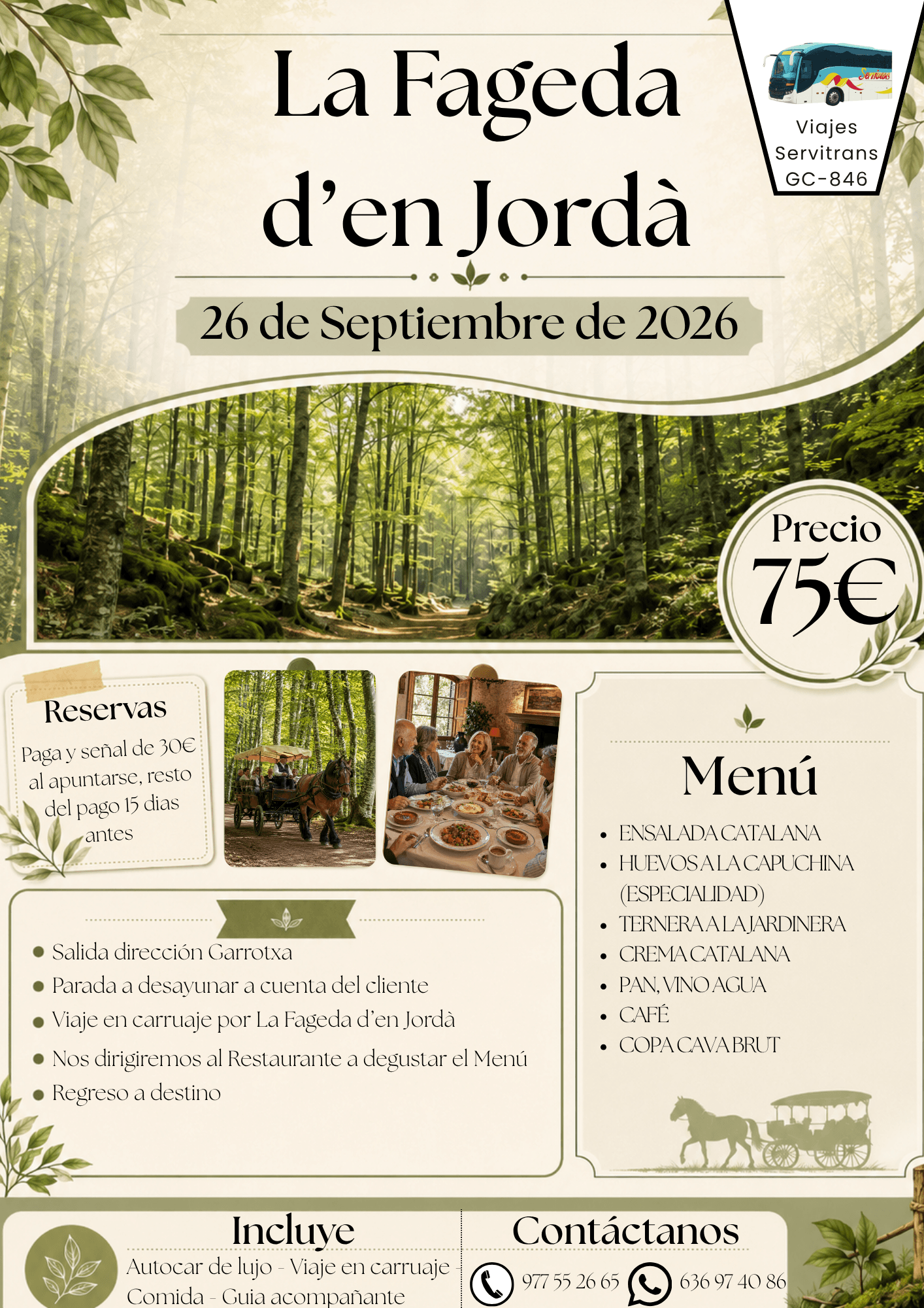 Portada de la excursión Fageda d en Jordà